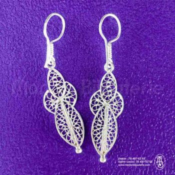 Boucles d'Oreilles Argent Filigrane✨💜