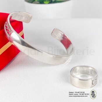 Ensemble Bracelet et Bague en Argent✨🤍
