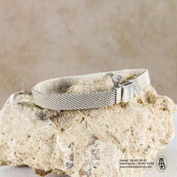 Bracelet Maille Milanaise Pandora en Argent✨🤍